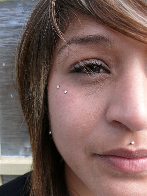 dermal piercing teardrop|what is eyebrow piercing called.